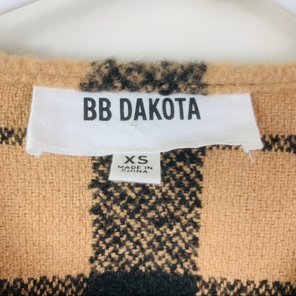 BB Dakota Kellen Plaid Wool Coat - Picture 5 of 6